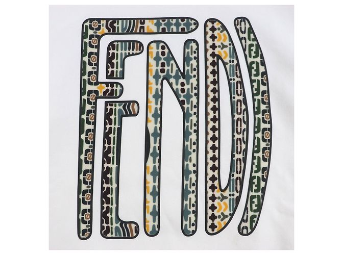 Sudadera de algodón Fendi Blanco - vista 4
