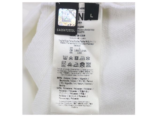 Sudadera de algodón Fendi Blanco - vista 6