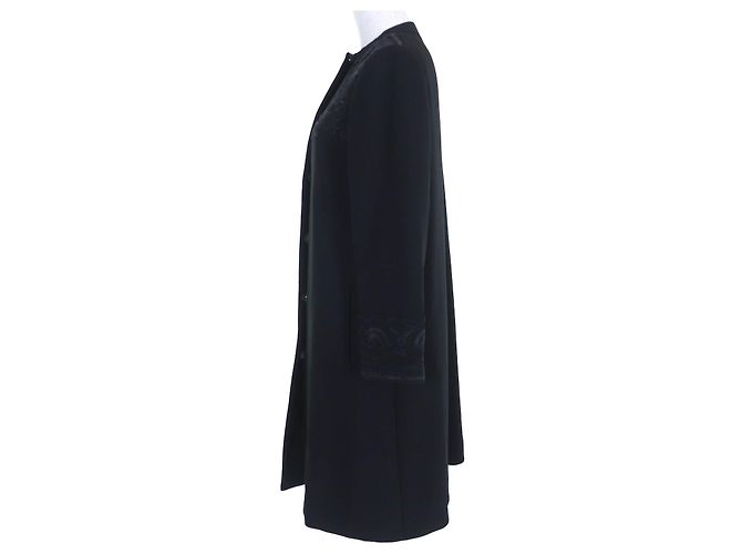 Autre Marque Abrigo de lana ETRO Negro - vista 2