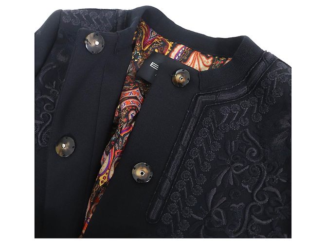 Autre Marque Abrigo de lana ETRO Negro - vista 6
