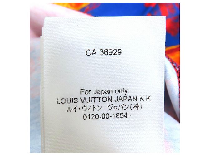 Camiseta Louis Vuitton City Print LVChain Roja Multicolor - vista 9