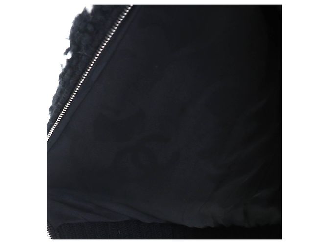 Chaqueta de punto COCO Mark de Chanel Negro Blanco - vista 5