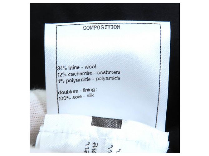 Chaqueta de punto COCO Mark de Chanel Negro Blanco - vista 9