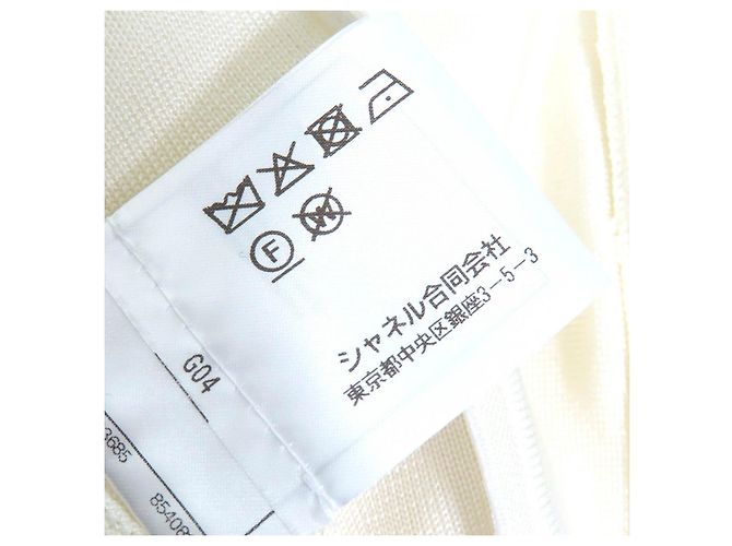 Blouson Chanel COCO Mark Logo No. 5 Patch Sequin Blouson Negro Blanco - vista 10