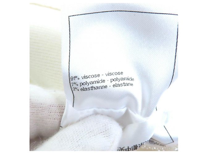 Blouson Chanel COCO Mark Logo No. 5 Patch Sequin Blouson Negro Blanco - vista 11