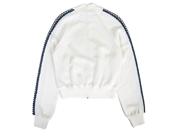 Blouson Chanel COCO Mark Logo No. 5 Patch Sequin Blouson Negro Blanco - vista 2