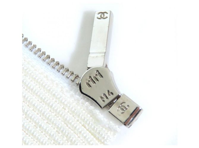 Blouson Chanel COCO Mark Logo No. 5 Patch Sequin Blouson Negro Blanco - vista 7
