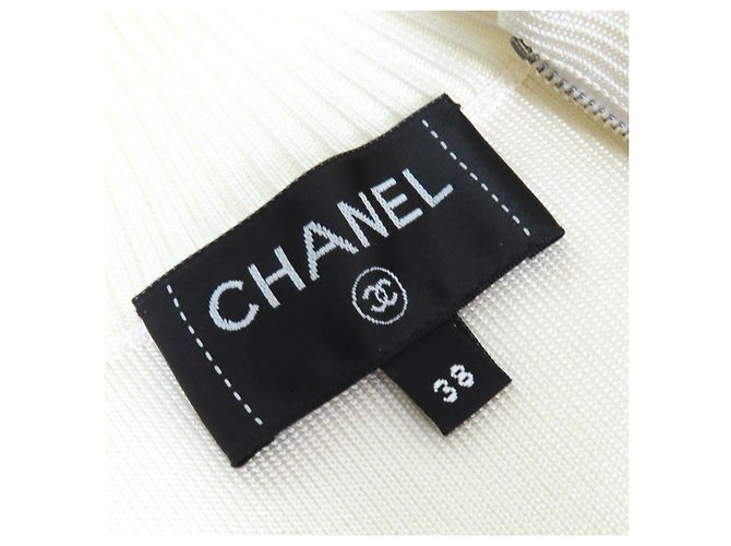 Blouson Chanel COCO Mark Logo No. 5 Patch Sequin Blouson Negro Blanco - vista 8