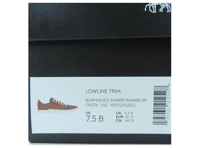 Zapatillas Lowline Low Top de cuero COACH Castaño Bronce - vista 12