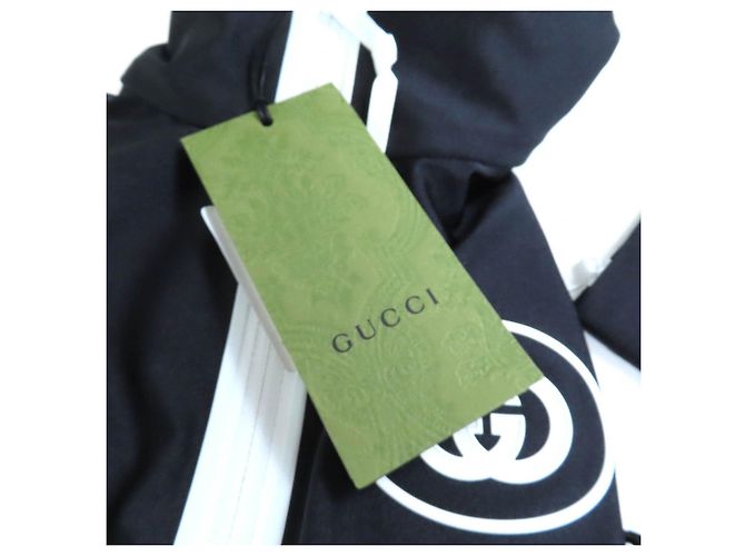 Camiseta de nylon Gucci Negro Blanco - vista 12