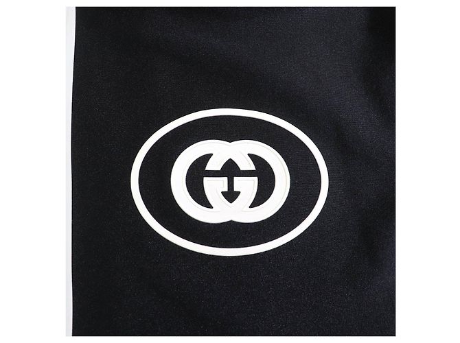 Camiseta de nylon Gucci Negro Blanco - vista 5