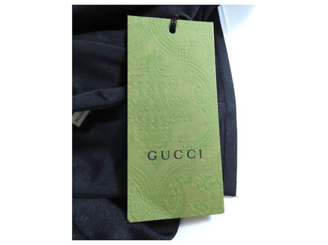 Camiseta de nylon Gucci Negro Blanco - vista 11