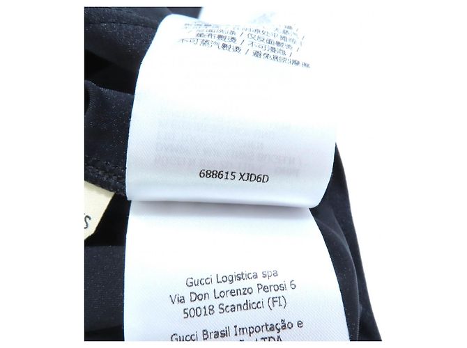 Camiseta de nylon Gucci Negro Blanco - vista 9