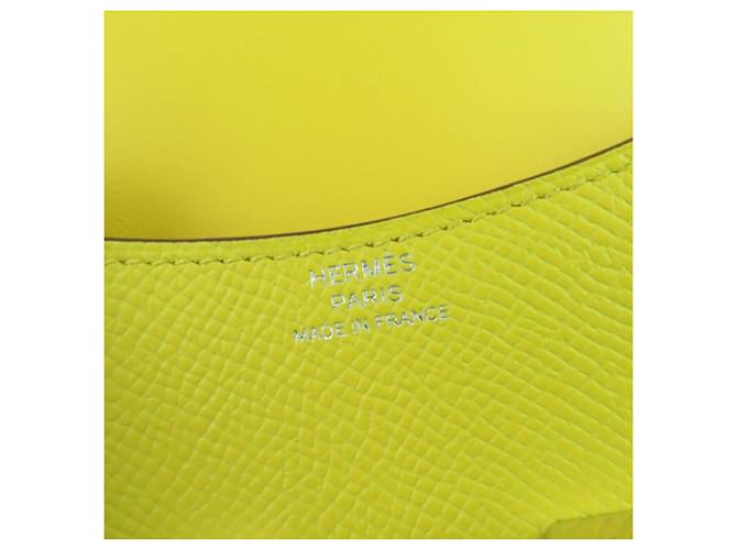 Cartera Hermès Constance Slim Epsom Amarillo - vista 10