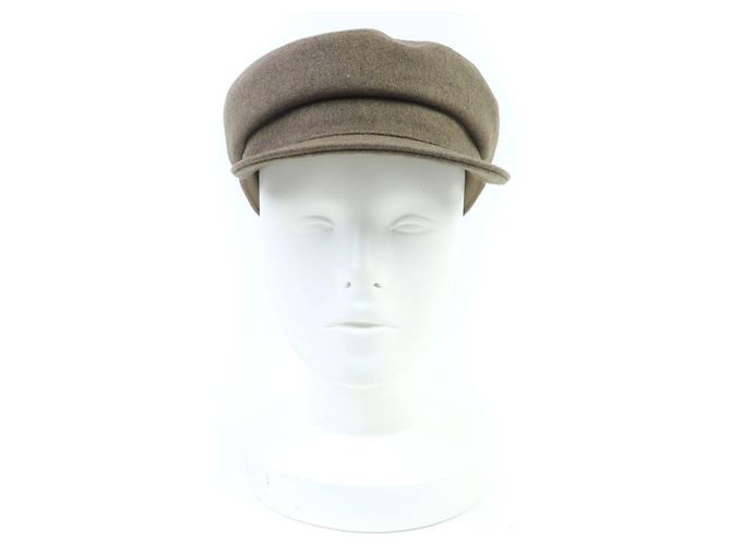 Hermès Hermes Deauville Cap aus Kaschmir Braun - Ansicht 3