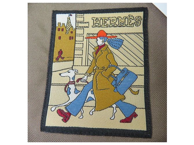 Hermès Hermes Deauville Cap aus Kaschmir Braun - Ansicht 8