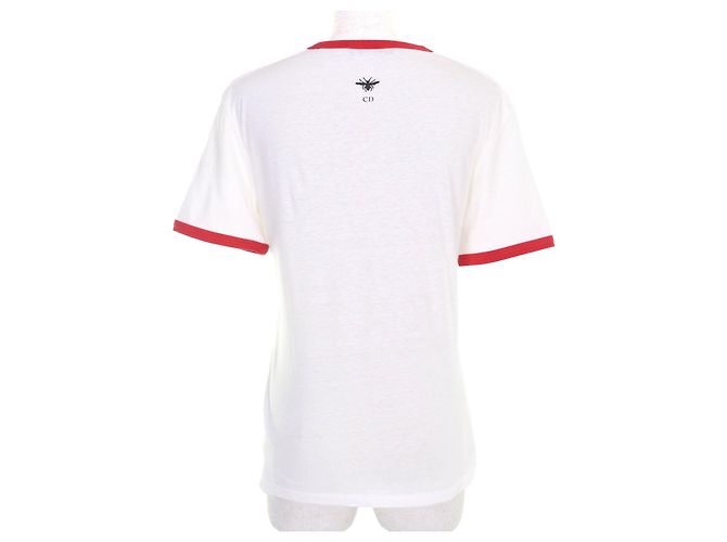 Christian Dior T-Shirt aus Baumwolle Weiß - Ansicht 3