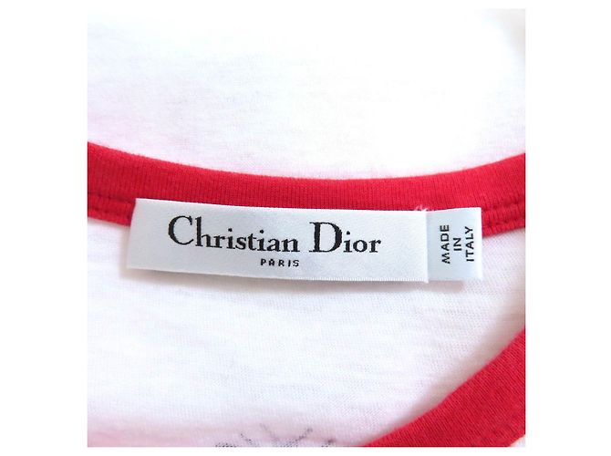 Christian Dior T-Shirt aus Baumwolle Weiß - Ansicht 7