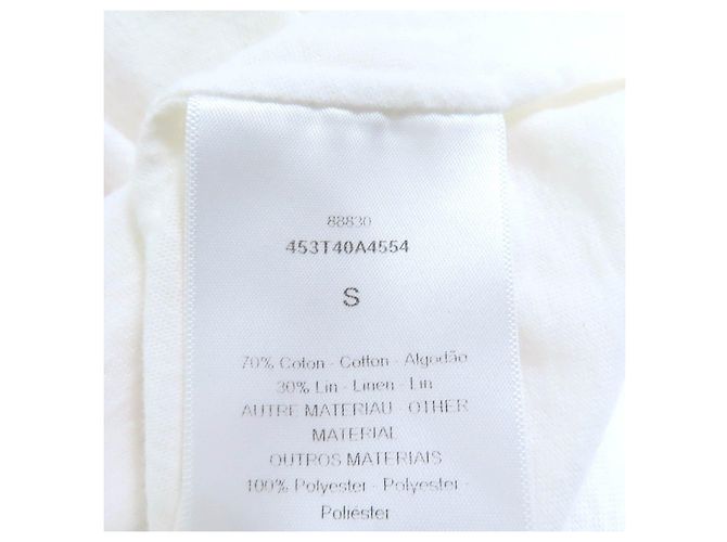 Christian Dior T-Shirt aus Baumwolle Weiß - Ansicht 8