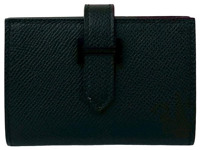 Béarn Tarjetero monocromático Hermès Bearn Negro - vista 2