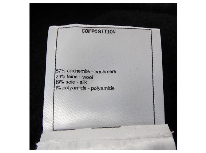 Chanel Kaschmir-Strickware Schwarz - Ansicht 3