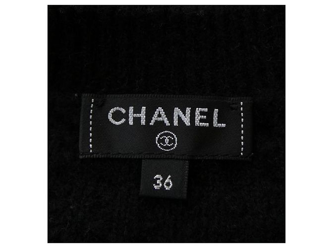 Chanel Kaschmir-Strickware Schwarz - Ansicht 5