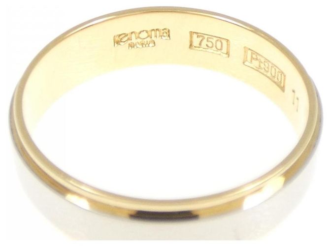 Autre Marque Anillo Renoma de Oro Amarillo y Platino Dorado - vista 4