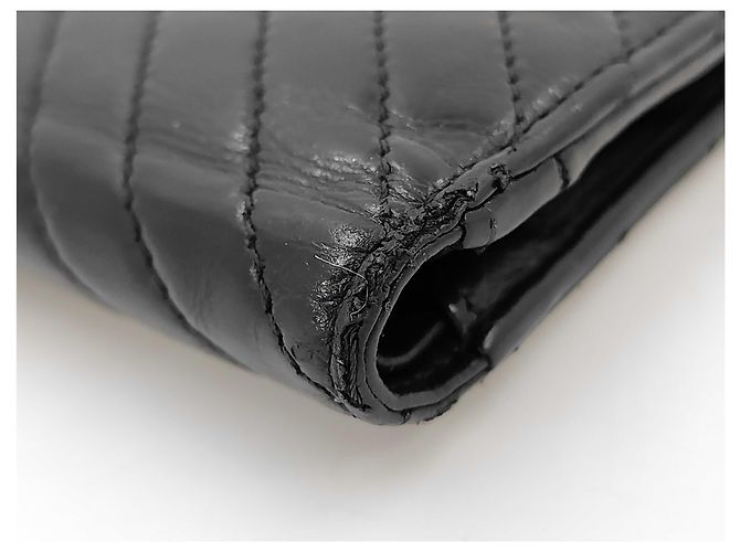 Chanel Compact Wallet Quilted Lambskin Black - view 4