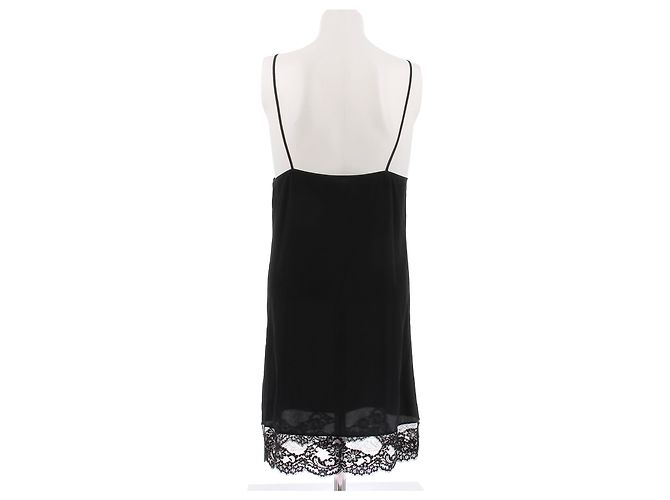 Gucci Slip Kleid aus schwarzer Seide - Ansicht 2