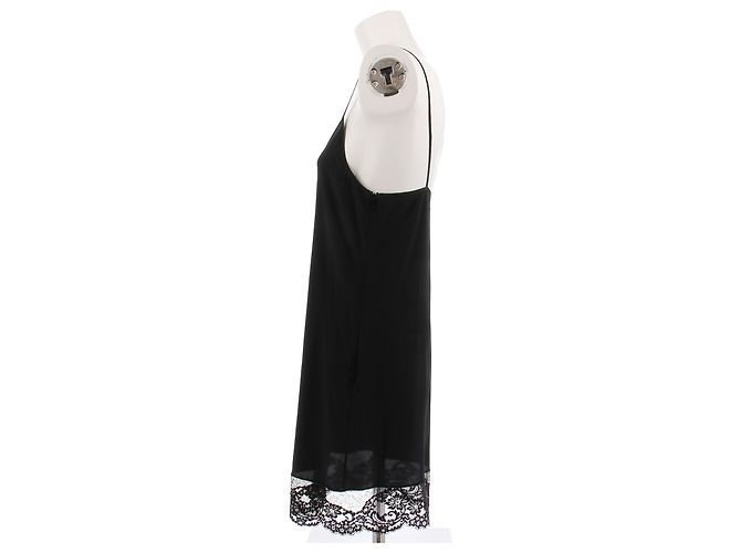 Gucci Slip Kleid aus schwarzer Seide - Ansicht 4