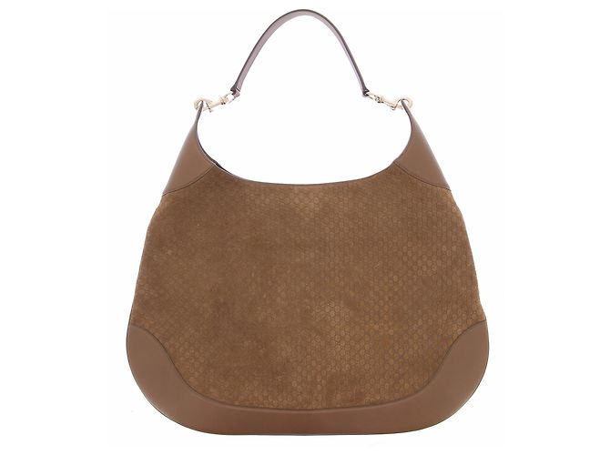 Gucci Borsa con monogramma marrone Beige - vista 2