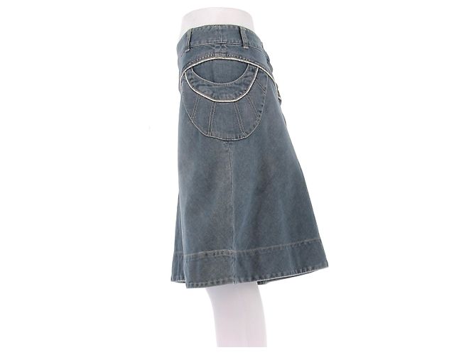 Falda vaquera azul Marc Jacobs - vista 4