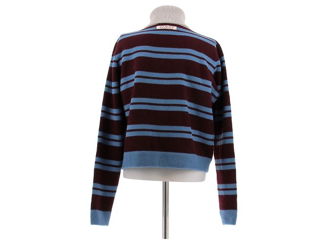 Maglione Gucci St Moritz in lana marrone - vista 2