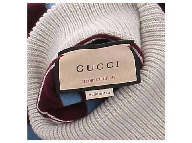 Maglione Gucci St Moritz in lana marrone - vista 5