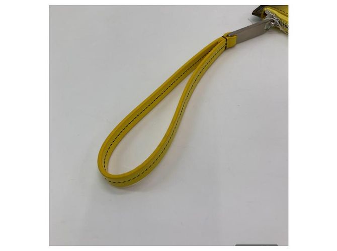 Salvatore Ferragamo Lingotto leather medium Giallo - vista 3