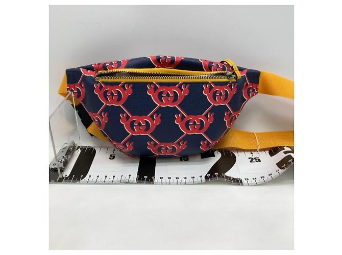 Borsetta cintura in canvas con logo Gucci Nero - vista 2