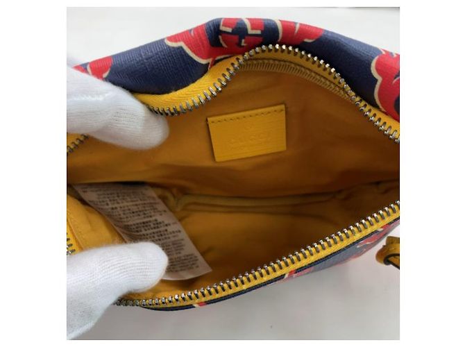 Borsetta cintura in canvas con logo Gucci Nero - vista 3
