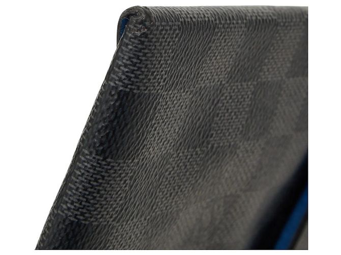 Louis Vuitton Damier Graphite Alpha Triple Pouch Set Nero - vista 6