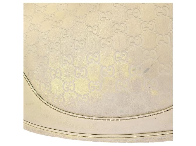 Borsa a tracolla Gucci Charlotte Guccissima in pelle Medium Beige - vista 6