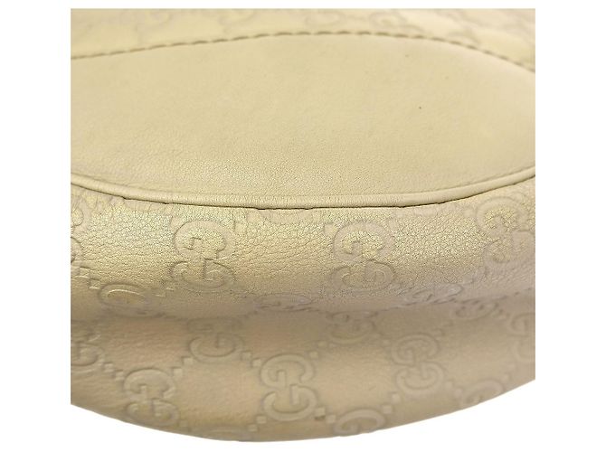 Borsa a tracolla Gucci Charlotte Guccissima in pelle Medium Beige - vista 7