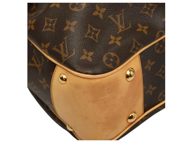 Borsa Tote Louis Vuitton Monogram Boetie MM Marrone - vista 7
