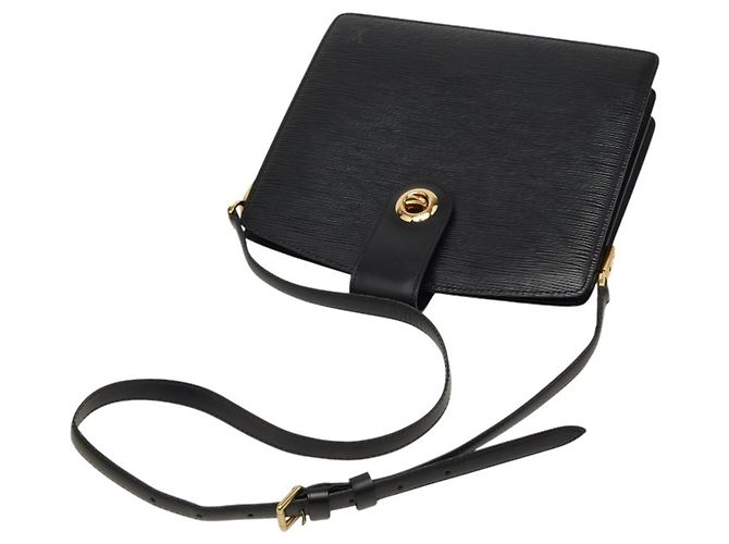 Borsa a Spalla Capucines Epi Louis Vuitton Nero - vista 4