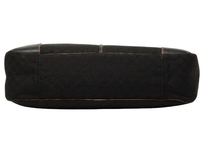 Céline Borsa Celine Macadam in tela nera e pelle Nero - vista 3