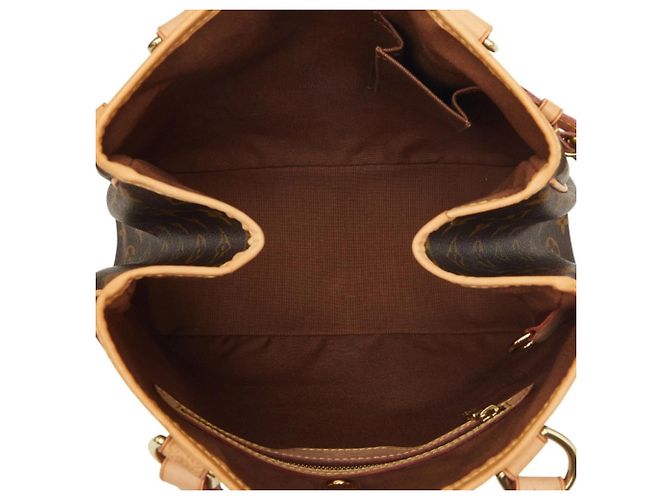 Sac à l'épaule vertical Louis Vuitton Monogram Batignolles Marron - vue 10