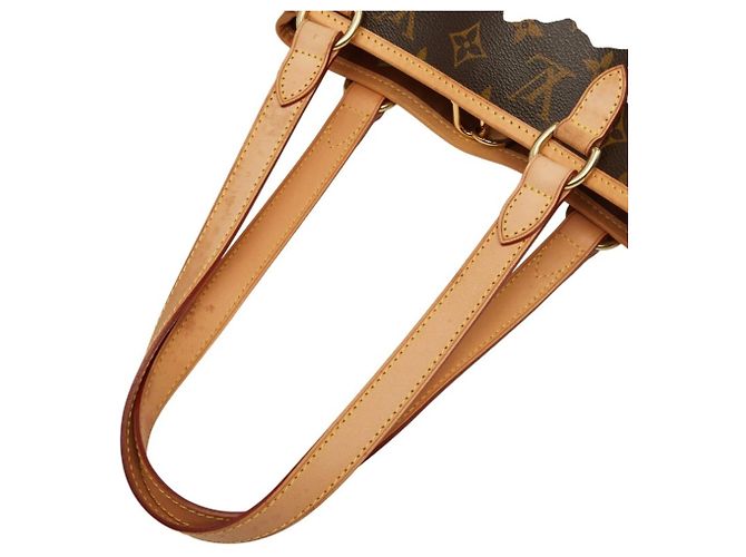 Sac à l'épaule vertical Louis Vuitton Monogram Batignolles Marron - vue 9