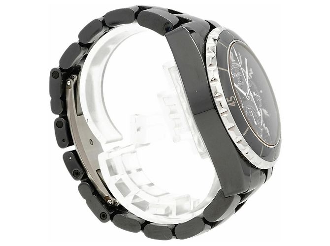 Orologio Chanel J12 Chrono H0940 Quadrante Nero da Uomo - vista 3