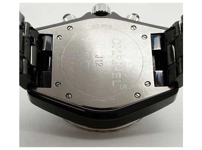 Orologio Chanel J12 Chrono H0940 Quadrante Nero da Uomo - vista 5