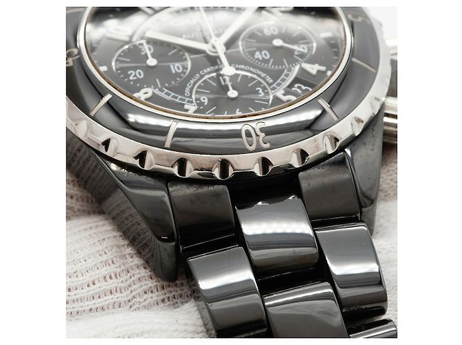 Orologio Chanel J12 Chrono H0940 Quadrante Nero da Uomo - vista 7