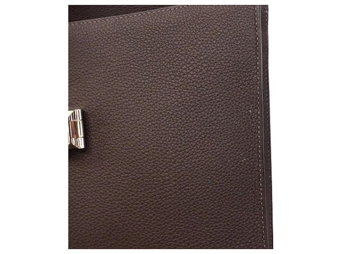Hermès Hermes Shoulder Bag Sac à Dépêches 29 Cioccolato - vista 12