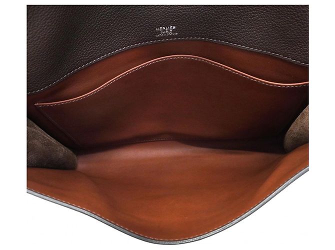 Hermès Hermes Shoulder Bag Sac à Dépêches 29 Cioccolato - vista 4